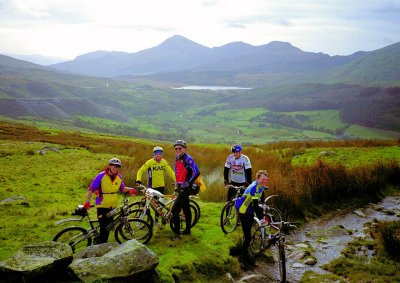 The ABC muddy brigade on the Snowdon Ranger path