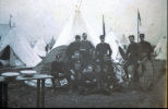 Anfield BC riders at the Harrogate Camp, 1885